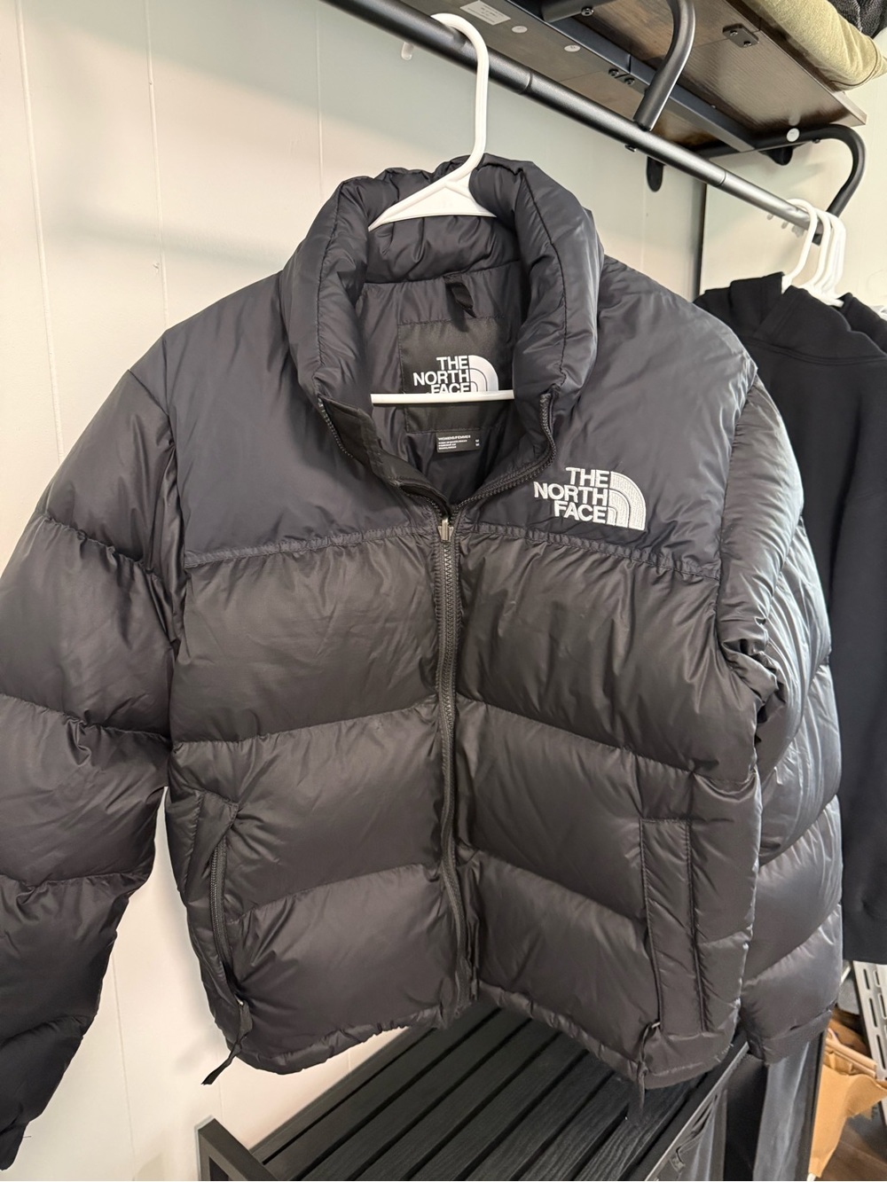The North Face Women’s Charcoal Black Quilted Puffer Jacket